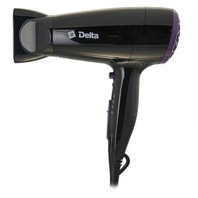 Фен электрический 2000 Вт DELTA DL-0916 черный