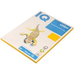 Бумага  А4 100л 80гр.  IQ Color интенсив солнечно-желтый SY40