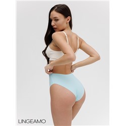 Бесшовные трусы слипы-макси с широкими боковыми элементами Lingeamo мятный ВР-02 (5)