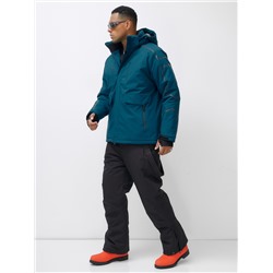 Горнолыжный костюм мужской зимний синего цвета 390S