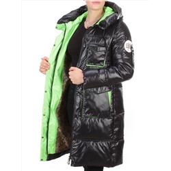 2187 BLACK Куртка зимняя женская AIKESDFRS (200 гр. холлофайбера) размеры 42-44-46-48-50