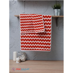 Полотенце махровое пестротканое жаккардовое 7203, Зигзаг-2 С106-ЮА-7203-2