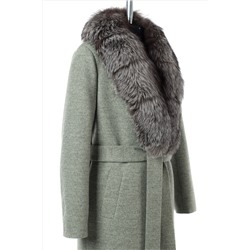 02-2946 Пальто женское утепленное (пояс)