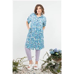 Danaida 2167 бирюза+лаванда, Брюки,  Блуза,  Топ