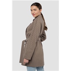 01-11109 Пальто женское демисезонное (пояс)