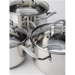 Набор посуды 6 предметов 1,9 л; 2,7 л; 3,7 л (2шт)