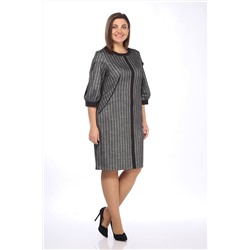Lady Style Classic 1726/1 серый_с_черным, Платье