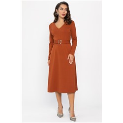 Платье трикотажное Парижанка (терракот) П14335-10М