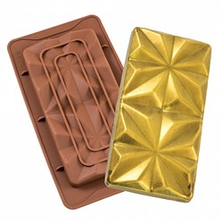 Форма силиконовая для шоколада "Витражи" 19*10см