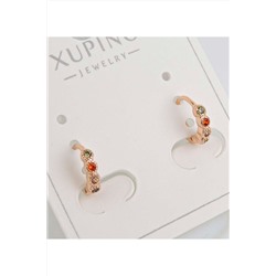 Серьги с замком кольцо