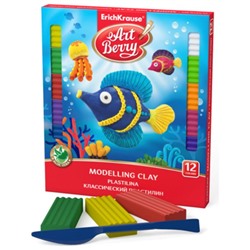 Пластилин 12цв. Artberry 216гр. с Алоэ вера со стеком  41763