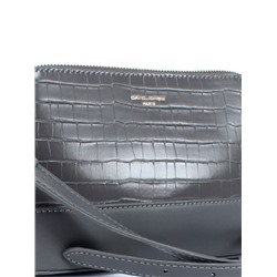 Сумка женская искусственная кожа DJ-cm 6725-D.GREY,  3отд,  плечевой ремень,  серый 256082