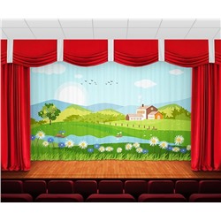 Занавес Летний пейзаж 2