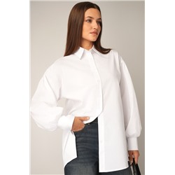 Женская удлиненная рубашка оверсайз с широкими рукавами Happyfox