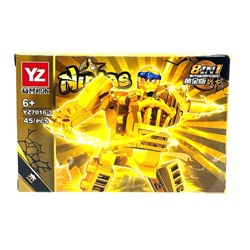 Конструктор NINJAS 8в1 Ниндзя и робот-трансформер 45дет. 14*9см  / YZ7016-3