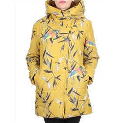 806 YELLOW Куртка демисезонная женская (100 гр. синтепон) размер 52