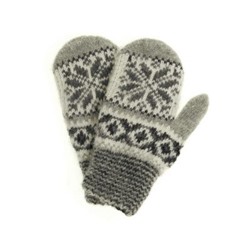 Варежки детские "Орнамент" с вставкой 0603-3