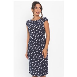 Платье Габриэль (синее/бантики) П13954-10М