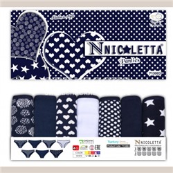ТРУСЫ ДЛЯ ЖЕНЩИН 7 ШТ. (МОЛОДЕЖНЫЕ) NICOLETTA  (ТУРЦИЯ)713003