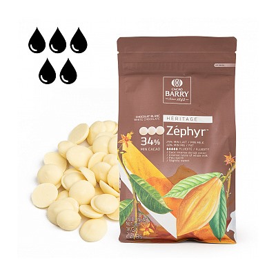 Шоколад Callebaut Zephyr Белый, 1 кг