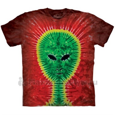 Футболка The Mountain "Tie-Dye Alien" (детская)