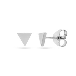 Серьги из серебра без вставки, В10-2106