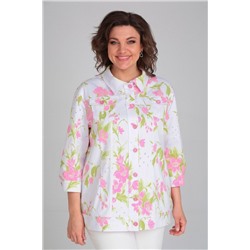 Mubliz 049 розовый_молочный, Брюки,  Жакет