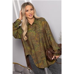 Блуза Тайна очарования (зеленая) Б14434-5М