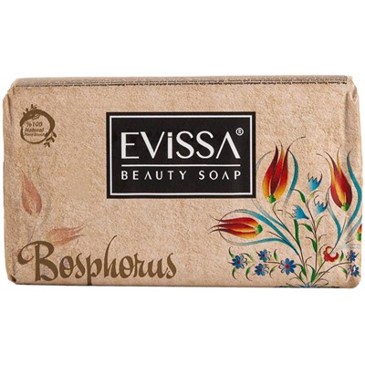 EVISSA Мыло Парфюмир.с франц.отдушками 140г Босфор крафт.уп.(Турция)