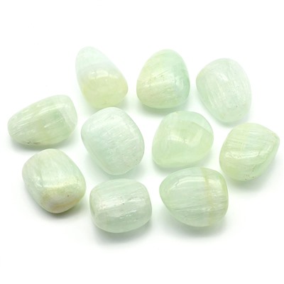 Минерал кальцит фисташковый 26*22*15мм, 15-19г (K)