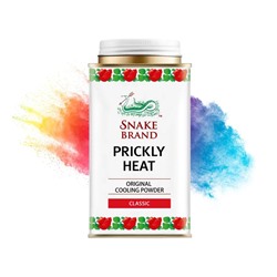 CLASSIC Prickly Heat Original Cooling Powder, Snake Brand (Тальк КЛАССИК, Снейк Бренд), 140 г.
