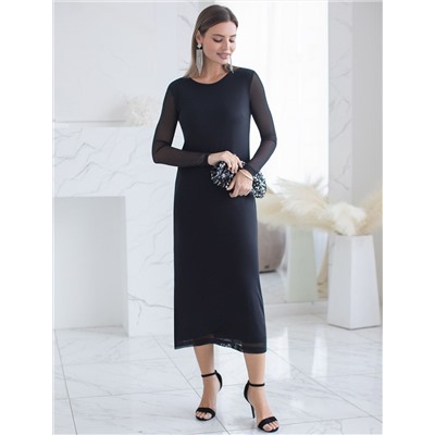 Платье из сетки с подкладкой