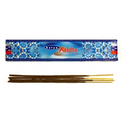 AASTHA Agarbatti Incense, Satya (Благовония ААСТХА, Сатья), 15 г.