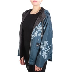 ZW-2312-C AQUAMARINE Куртка демисезонная женская BLACK LEOPARD (100 гр.синтепон) размер 52