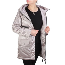 E06 BEIGE Куртка демисезонная женская (100 гр. синтепон) HOLDLUCK размер 46