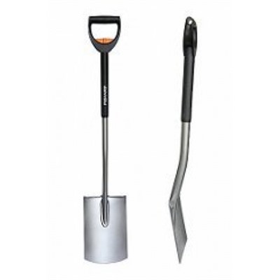 Лопата FISKARS с закругл.лезвием Эргономик 1001411