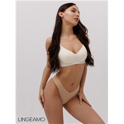 Бесшовные трусы стринги Lingeamo бежевый ВР-03 (4)