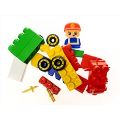Конструктор пластиковый «Пожарная часть» 35 деталей Baby Blocks