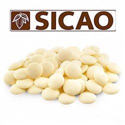 Шоколад Белый 28% (Sicao - Сикао) 1 кг. Годен до 15.09.24г