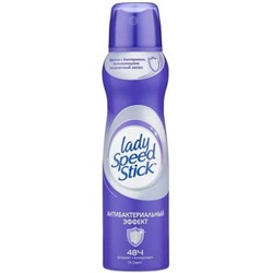 LADY SPEEDSTICK Спрей 150ml 24/7 АНТИБАКТЕРИАЛЬНЫЙ ЭФФЕКТ