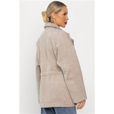Пальто-пиджак (бежевый) Б14132-7М