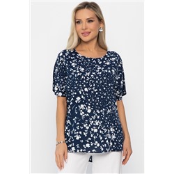 Блуза Маргоша (синяя) Б13814-16М
