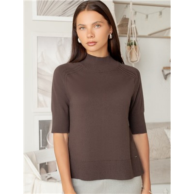 Джемпер тонкой вязки из хлопка с кашемиром