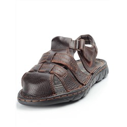 P2316-10 BROWN Сандалии мужские (натуральная кожа) размер