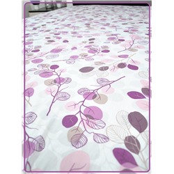 Простыня Ивановская бязь Эвкалипт вид 9-2 розовый