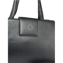 Сумка женская искусственная кожа Kenguluna-19661,  1отд-карм/перег,  плечевой ремень,  черный SALE 256937