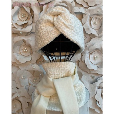 Ясмин драп Комплект женский (чалма+бактус) (55-58)