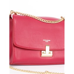 Сумка женская искусственная кожа DJ-СМ 6726-ROSE RED,  1отд,  плечевой ремень  (цепочка),  фуксия 256050
