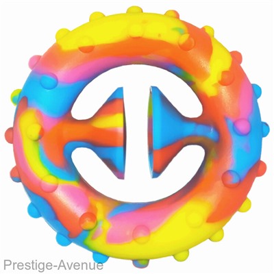 Антистресс игрушка Тик Ток Снапперс Snapperz pop it эспандер (Радужная)