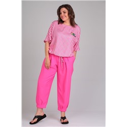 Michel chic 1342 розовый, Брюки,  Блуза